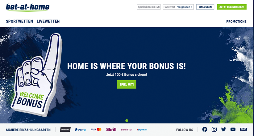 Sportwettenanbieter bet-at-home