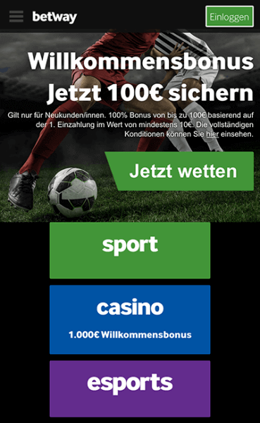 betway Mobile Handy
