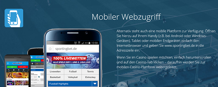 Sportingbet Mobile Version